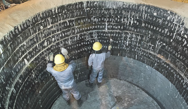 Construction of ladles